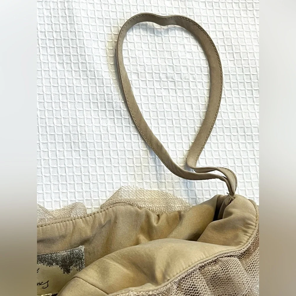 Elizabeth and James Elegant Black and Tan Strapless Wool Lace Mini Dress Size 6 - Picture 10 of 16